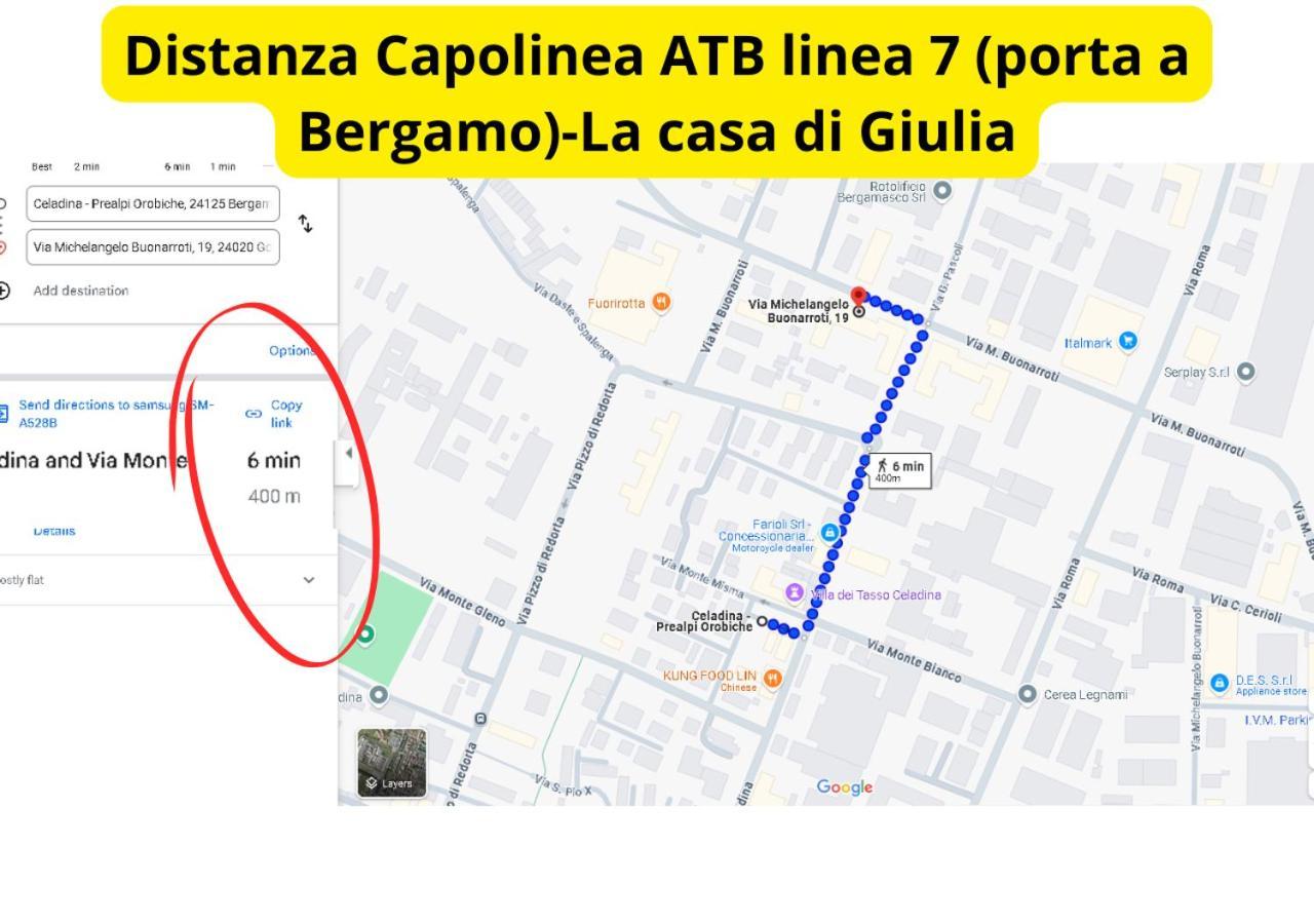 Apartament Monolocale-7 Minuti Da Bergamo, 10 Minuti Milan Bergamo Airport Gorle Zewnętrze zdjęcie