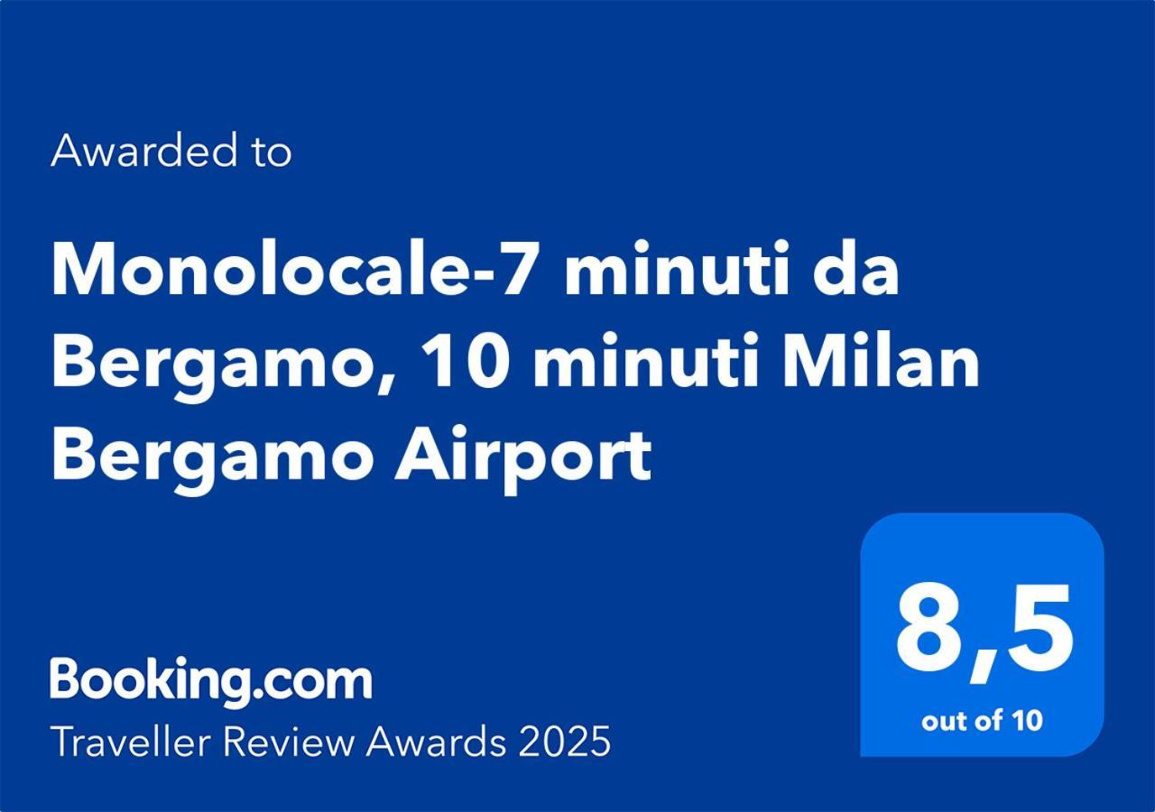 Apartament Monolocale-7 Minuti Da Bergamo, 10 Minuti Milan Bergamo Airport Gorle Zewnętrze zdjęcie